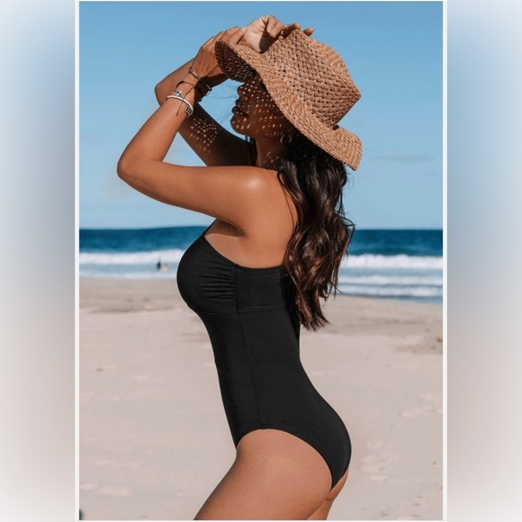 CUPSHE X Iskra Reverie Land One Shoulder Tummy Control One Piece Slim & Sculpt s - Picture 3 of 8
